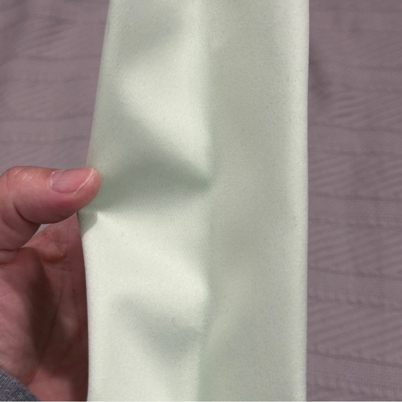 Prada Beauty pouch, mint green/black, rectangle, collapsible, purse - Picture 6 of 10